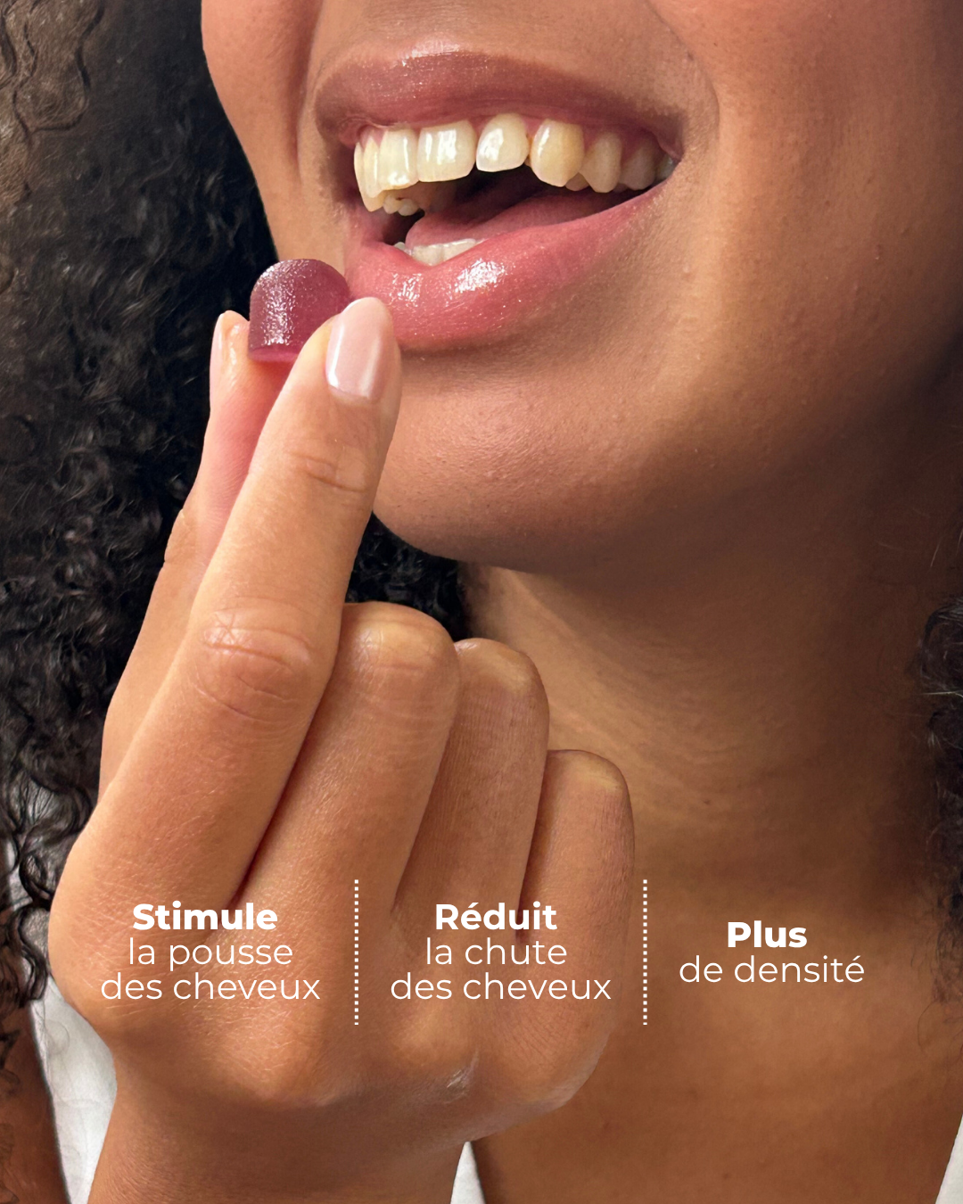 Gummies Pousse de cheveux à la vitamine D3